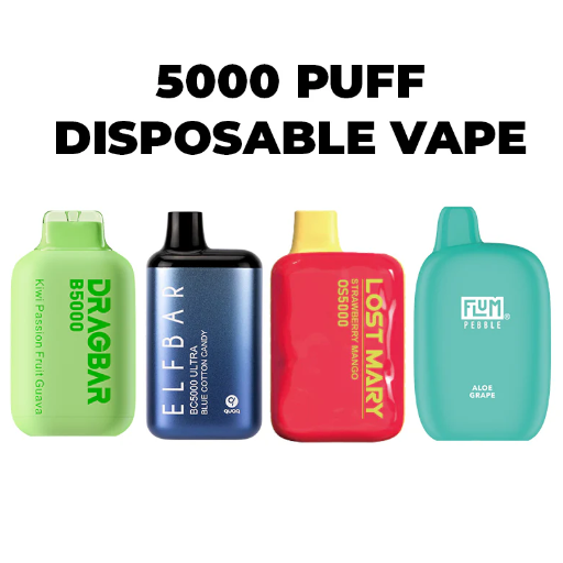 how many cigarettes is 5000 puffs