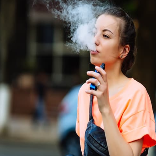 someone vaping